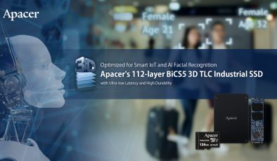 Apacer, 112 katmanlı BiCS5 Flash Tabanlı Endüstriyel Bellek Çözümlerini Duyurdu