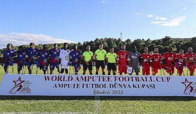 Ampute Futbol Dünya Kupası heyecanı TFF Riva Tesisleri’nde sürüyor