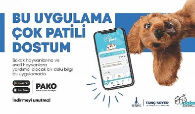 Büyükşehir'den can dostlar için “Pako" mobil uygulaması